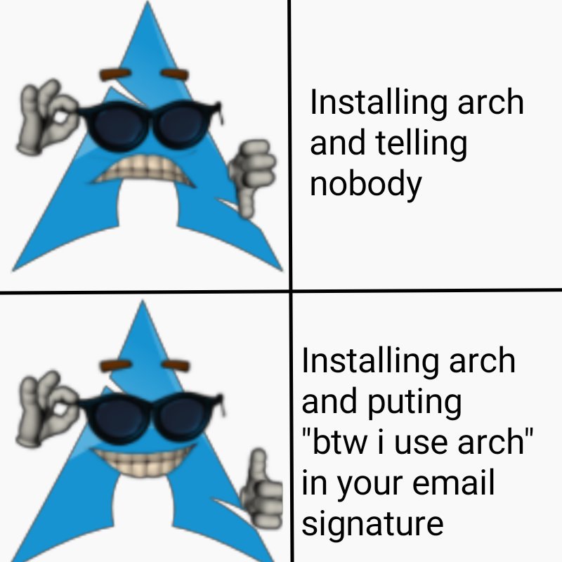 Installing Arch Meme