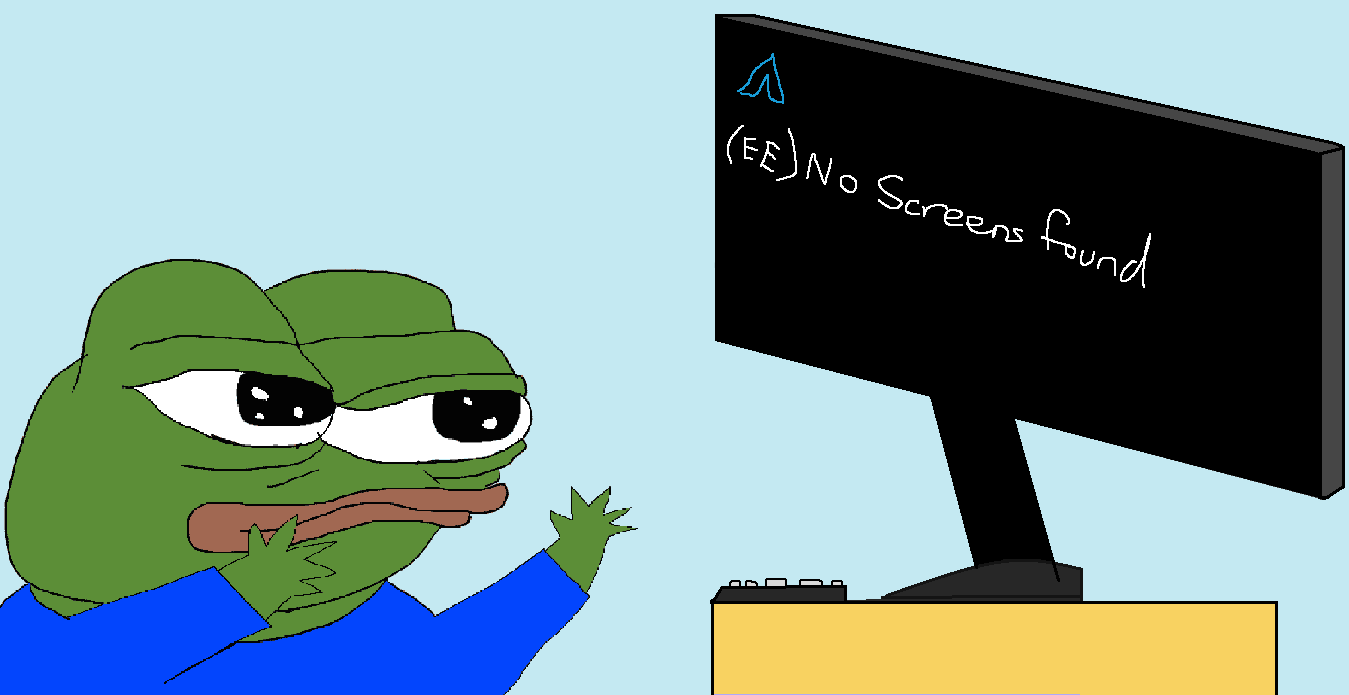 No Screen Found Arch Linux Meme